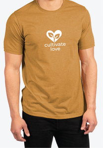 Cultivate Love tee - gold