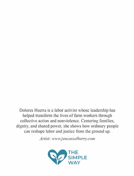 Dolores Huerta greeting card