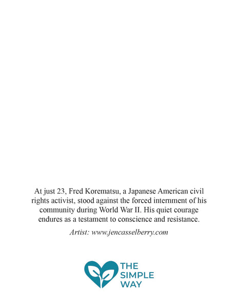 Fred Korematsu greeting card
