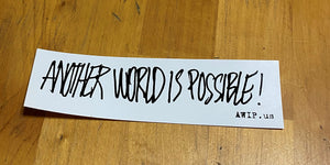 another world is possible sticker